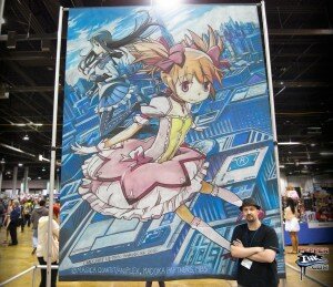 "Madoka Magika Chalk Mural" - Anime Central, Rosemont, Il. 2012. Eric Maruscak.